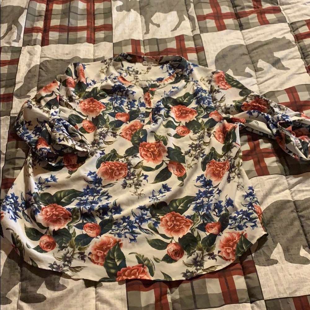 Floral Eliane Rose Blouse